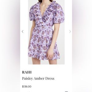 RAHI
Paisley Amber Dress